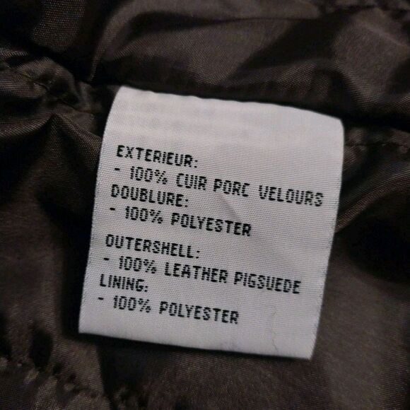 Etam Suede Vest Eur 42 (US 12) Embroidered Fur Trim Boho Hippie Cowgirl Western - Picture 13 of 14